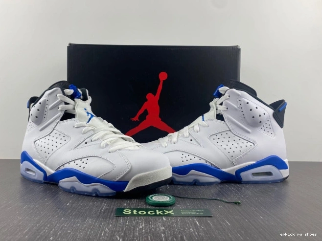 Cheap Blue Retro Air Sport 6 (2014) 384664-107 Jordan 0716